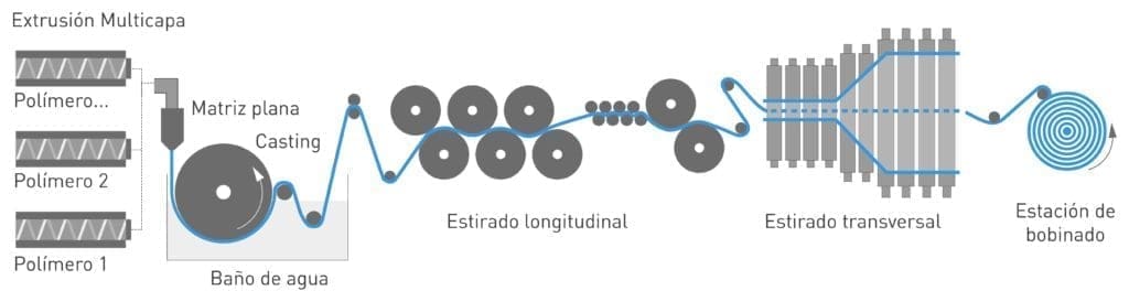 BOPA Film Extrusion Process.