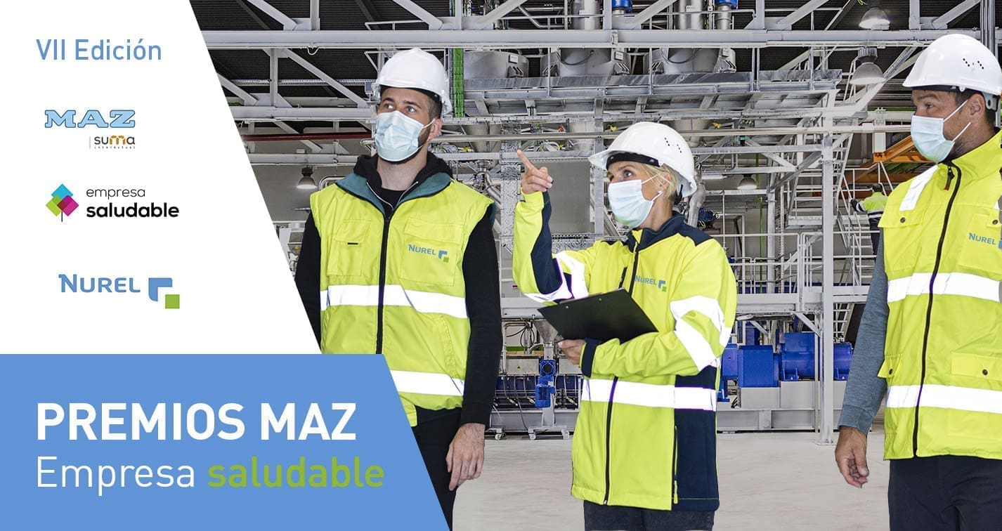 NUREL awarded for the best adaptation to Covid-19 in the MAZ Healthy Company Awards.