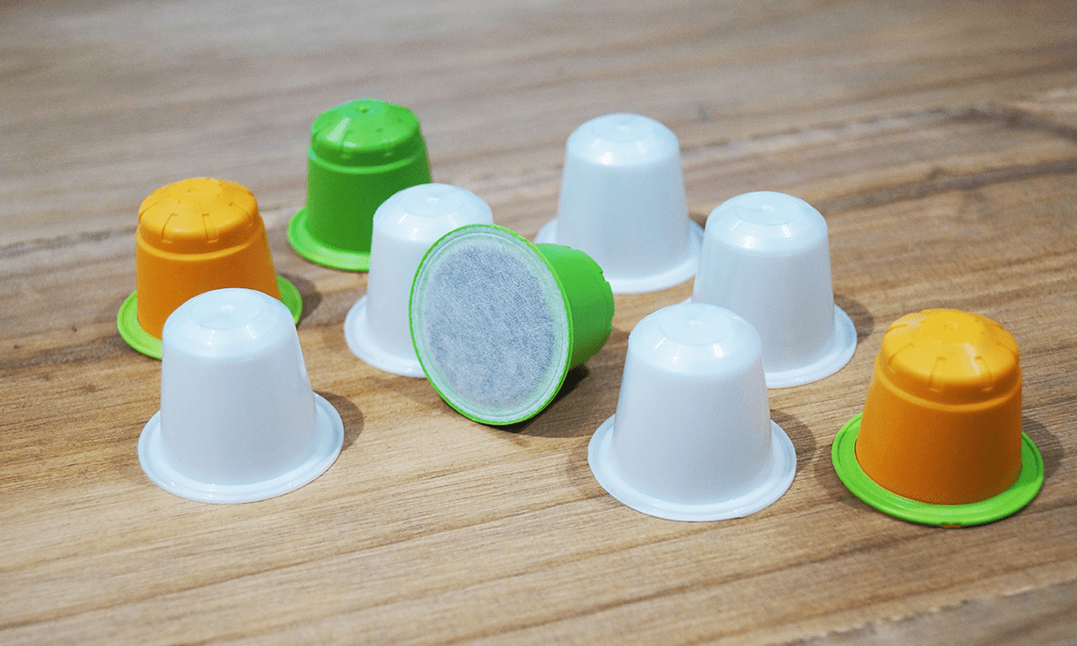 Biopolymers for compostable and biobased coffee capsules.