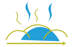 Enzymes break down the biodegradable nylon polymer, forming biomass and biogas.
