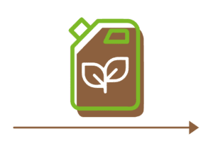 Mediante la biodegradación anaerobia, el nylon biodegradable de NERIDE BIO se convierte en metano, reduciendo el volumen de residuos y generando energía verde.