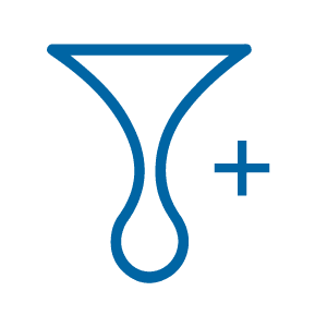 Icono de soluciones de alta viscosidad de NUREL Engineering Polymers.