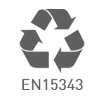 EN15343-nurel-certification La norma UNE-EN 15343 verifica el porcentaje de contenido de plástico reciclado utilizado en la fabricación de cualquier producto.